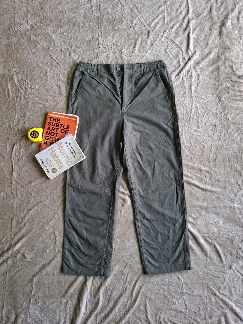 Uniqlo Carpenter Pants (Category: Jeans) located in Alaminos. Submitted by made.by (Listing ID 1464568203, Image 1). Description: ​Waist Measurement: 16 in flat lay (Fits Size 31–34 in comfortably) ​Outseam Length: 37.5 in ​Fit: Relaxed Straight Cut (Clean workwear silhouette).