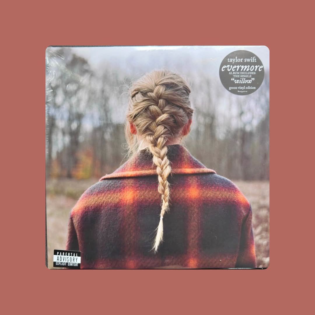 [ONHAND] Taylor Swift - Evermore (Category: Vinyls) located in Pasig City. Submitted by leyleyssa (Listing ID 1464445161, Image 1). Description: 2 LP | Green Vinyl 📍 Pasig City ✨ Brand new & sealed 🚚 Shipping via Lalamove, Grab Express, or LBC 💸 Shipping fee c/o buyer 💳 MOP: GCash | Maya | Bank Transfer 💌 Feel free to message me for inquiries or additional details!.