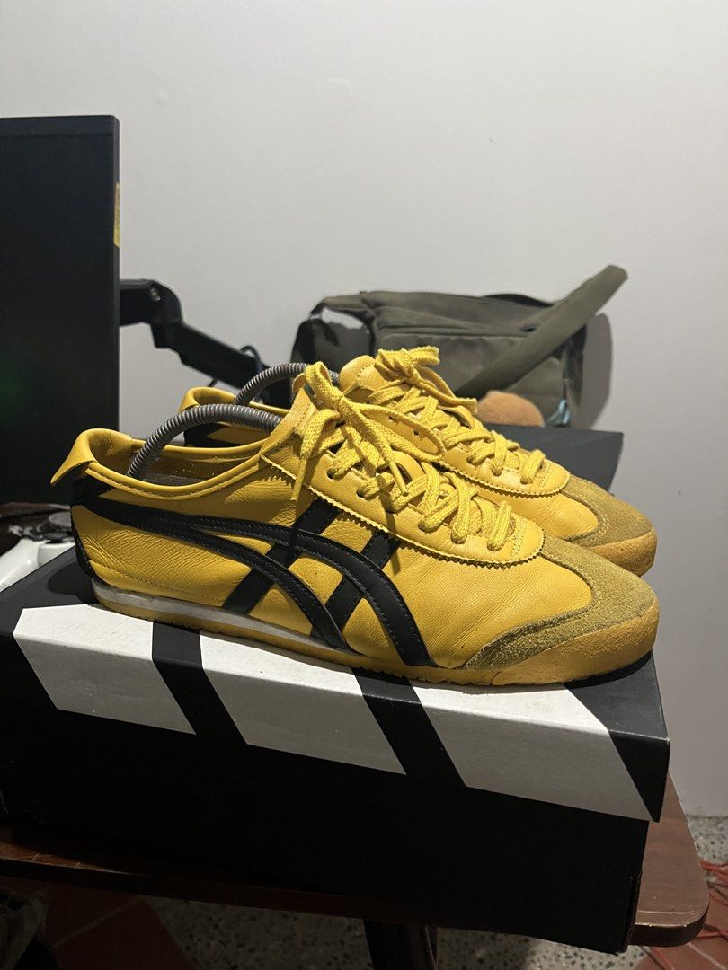 Onitsuka Tiger Mexico 66 Kill Bill (Category: Sneakers) located in Mandaluyong City. Submitted by raziionape53238 (Listing ID 1464477438, Image 2). Description: - Willing to trade for ua kobe - heel suede is a bit dirty but isnt stained - no box (replacement box) - used only a handful of times - legit.