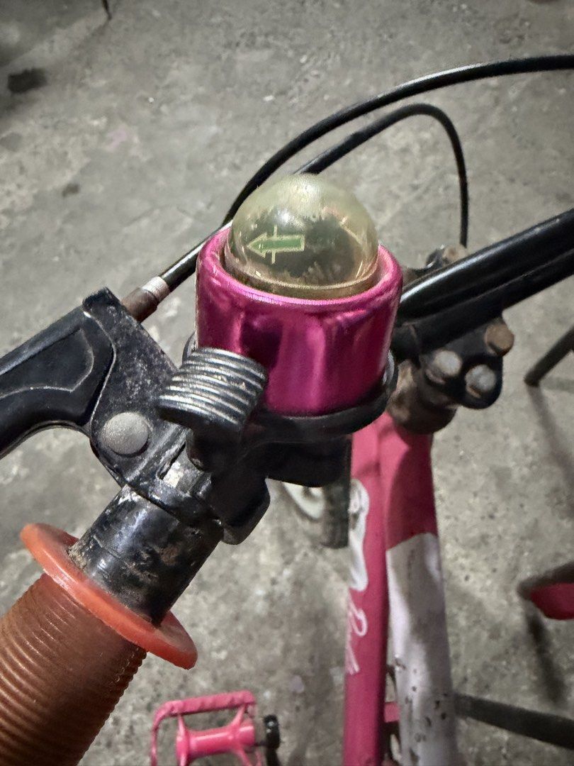 Original Barbie Kids Bicycle (Category: Bicycles) located in Valenzuela. Submitted by boutiquechic (Listing ID 1464369830, Image 2). Description: - Pink Barbie bicycle for kids - Features a working bell on the handlebar - Pink seat with Barbie branding - Tires have some wear, suitable for learning - Ready for its next rider!.
