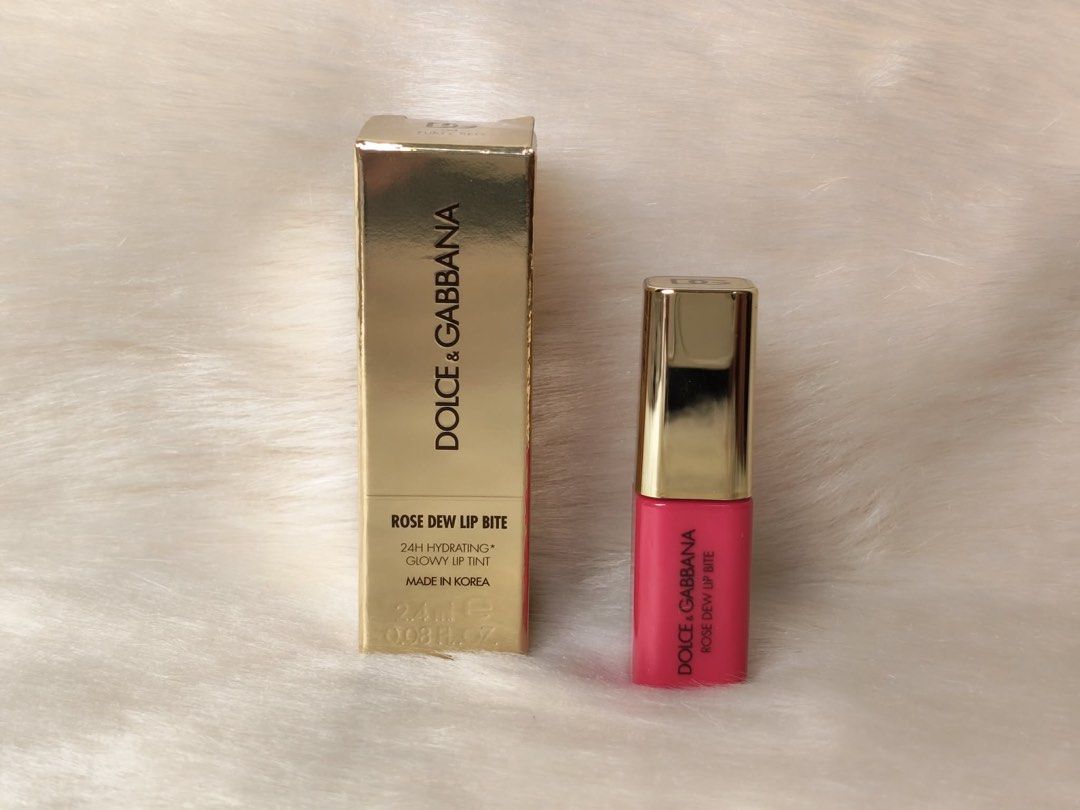 Original D&G mini lip tint 2.4ml (Category: Makeup) located in Quezon City. Submitted by docshop.orig (Listing ID 1464451004, Image 2). Description: 🌺 SHADE: Rose Dew Lip Bite 🌺 24-hr hydrating glowy lip tint.