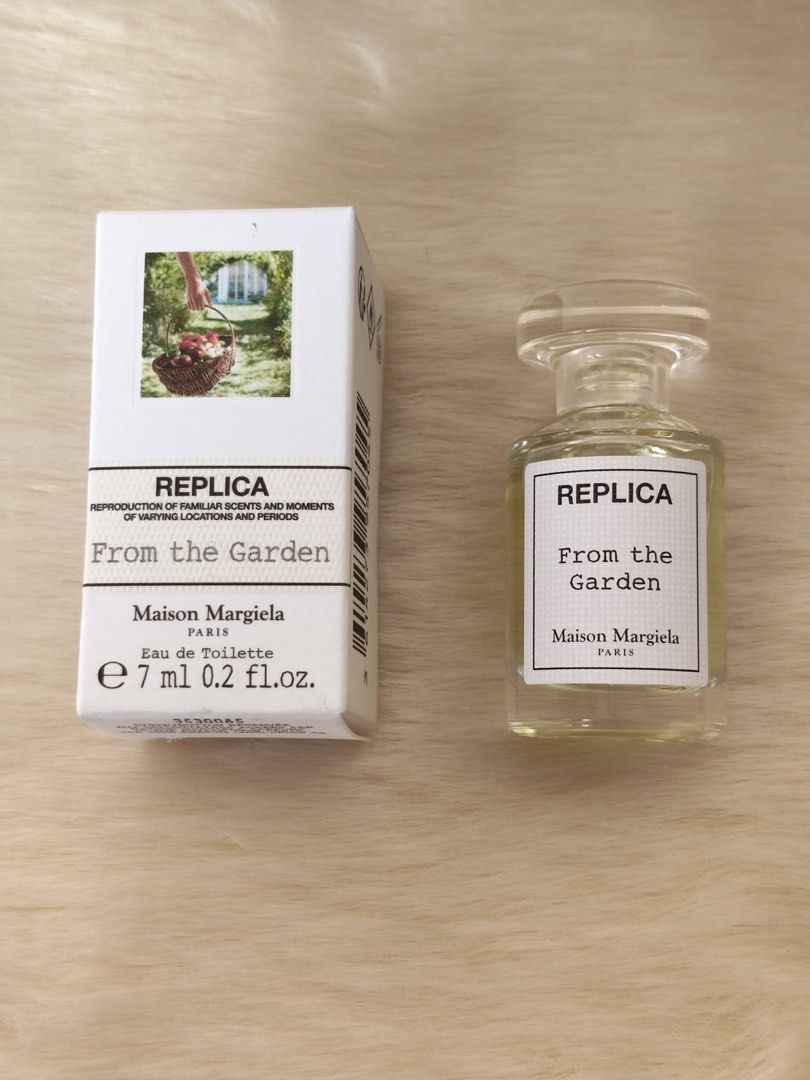 Original Replica From the Garden EDT 7ml. (Category: Fragrance & Deodorants) located in Quezon City. Submitted by docshop.orig (Listing ID 1464448754, Image 1). Description: 🌺 An aromatic, citrus, fresh spicy green, sexy scent perfect for both daytime and night time use.