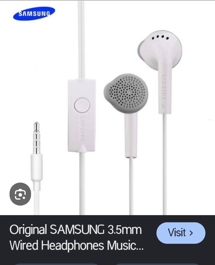 ORIGINAL SAMSUNG EARPHONE (Category: Earphones) located in Cabuyao City. Submitted by Bike_Clothing10 (Listing ID 1464380091, Image 1). Description: READ FIRST... FOR SALE: SAMSUNG EARPHONE Almost Bnew 3.5mm Jack With Mic Loud Sound Original PRICE: 600 + SF PICK UP OR SHIPPING LOCATION: Cabuyao Laguna -NO COD/COP- DM📩.
