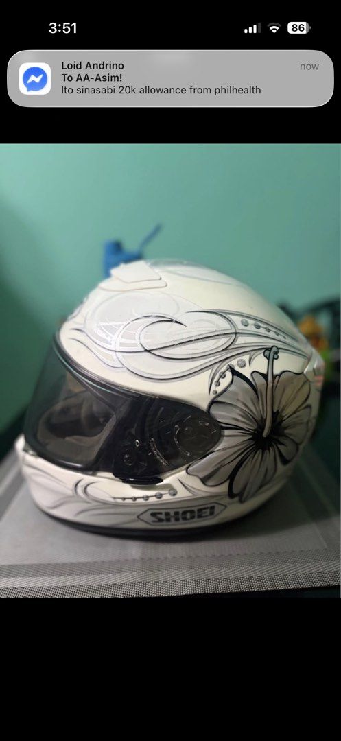 Original Shoei For Sale (Category: Helmets and other Riding Gears) located in Manila. Submitted by barney1219 (Listing ID 1464429889, Image 1). Description: Shoei Helmet for sale. Original price 23,000. Used but not abused. Strog heavy duty outer shell..
