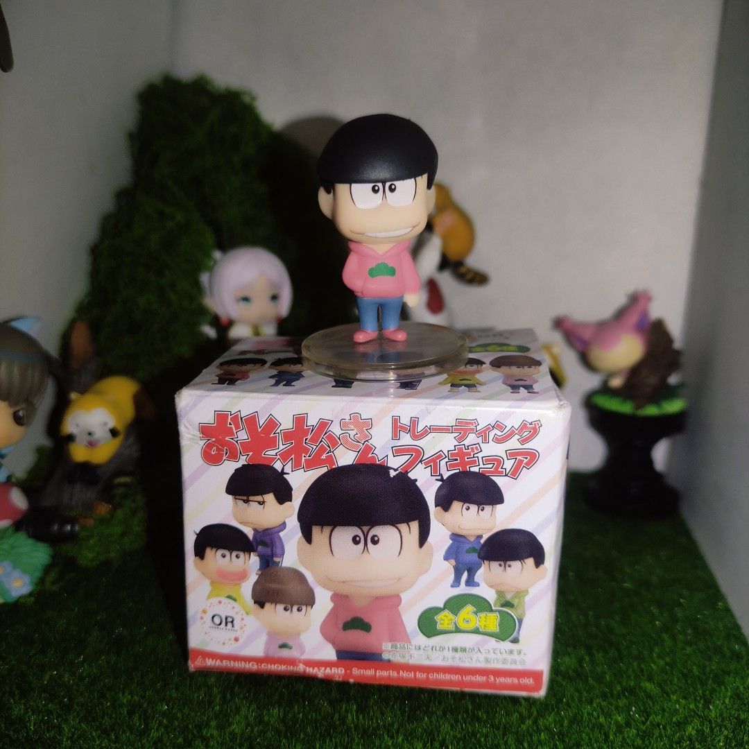 Osomatsu-san mini figures (Category: Designer & Blind Box Toys) located in Quezon City. Submitted by findyourtreasure10 (Listing ID 1464397636, Image 1). Description: 📌 **Please read before Purchasing** - good condition - 80 each - 4 pieces available Kindly manage your expectations. What you see is exactly what you get 📦 All items are on hand and ready to ship 💎 Photos posted are the actual items. More pictures available upon request 📸 ❗ **ST