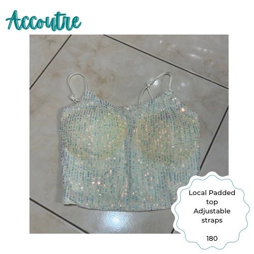 Padded top (Category: Sleeveless) located in Pasig City. Submitted by accoutre (Listing ID 1464411227, Image 1). Description: .