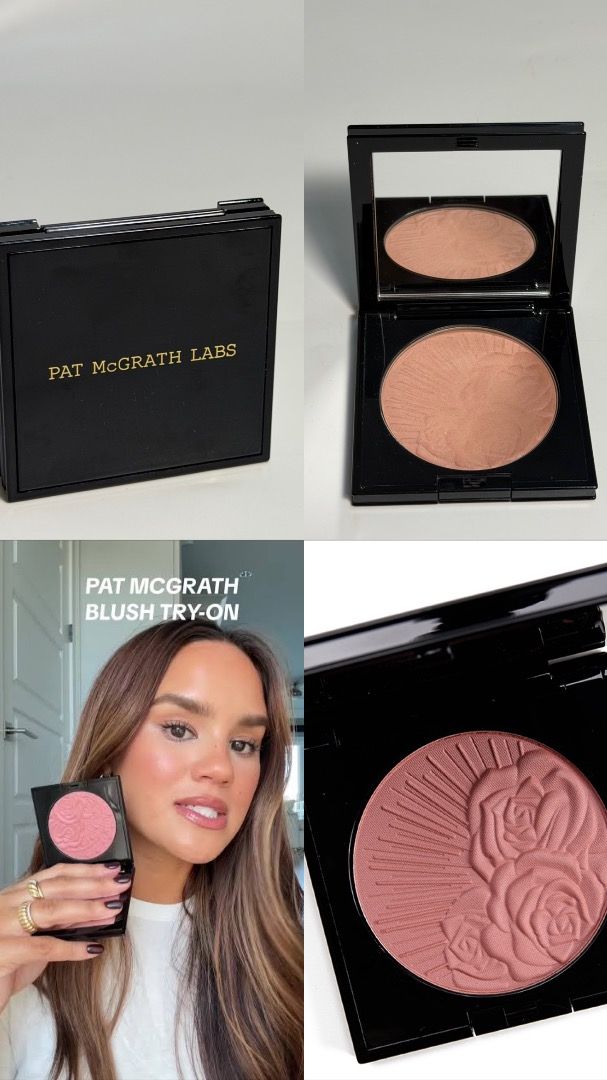 Pat McGrath Labs Blush - Shade 1 (Pink) (Category: Makeup) located in Cebu City. Submitted by kyeshamori24 (Listing ID 1464455909, Image 1). Description: - Pat McGrath Labs blush - Lovely pink shade - Beautiful rose embossed design - Sleek compact with built-in mirror - Perfect for adding a natural flush of color - Suitable for everyday wear and special occasions.