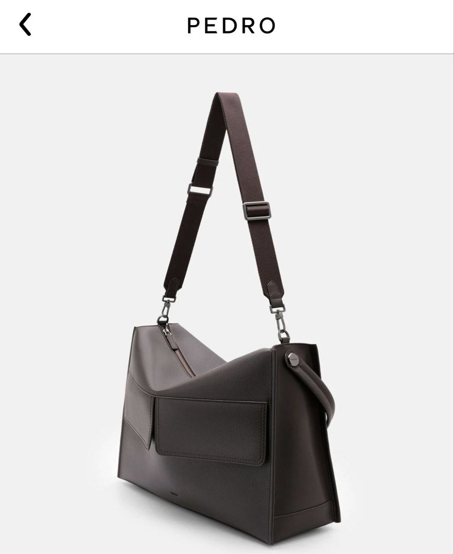 Pedro Slouch Crossbody Bag - Dark Brown (Category: Cross-body Bags) located in Quezon City. Submitted by gdpc_ph (Listing ID 1464370885, Image 3). Description: Brand New! Bought very recently. Complete inclusions; Dust Bag, Plastic cover, Paper Bag and Receipt. Bought for 6,599 at Mega Mall Branch RFS: Too big sa pag bibigyan. Fixed price posted. Will not entertain low ballers. You already saved 600 from the SRP. Perfect na perfect for gifting. S