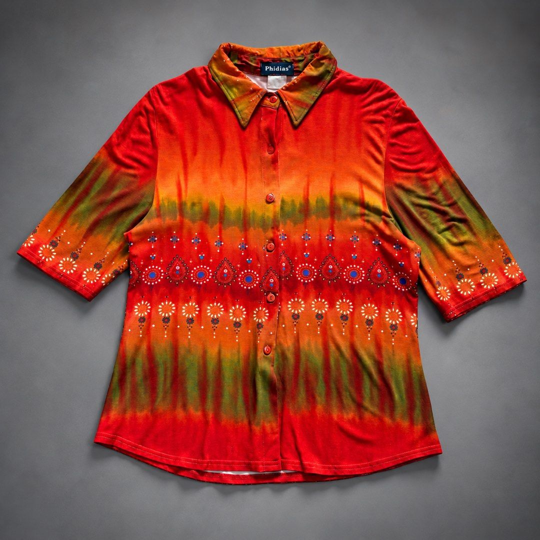 PHIDIAS PARIS POLO (WOMEN) (Category: Others Tops) located in Taguig. Submitted by clarrk95 (Listing ID 1464398249, Image 1). Description: Phidias Paris Polo (Women) Size: no size tag Length: 25inches Width: 18inches PRICE: ₱500 ONLY! ✅ very good condition ✅ add shipping fee ✅ ignoring LP inquiry Shipping: Lalamove | J&T | LBC Location: Taguig📍 Payment: Gcash | Bank | Cash FB: THRFT IG: thrft_25 DM for more detailed pics.📩.
