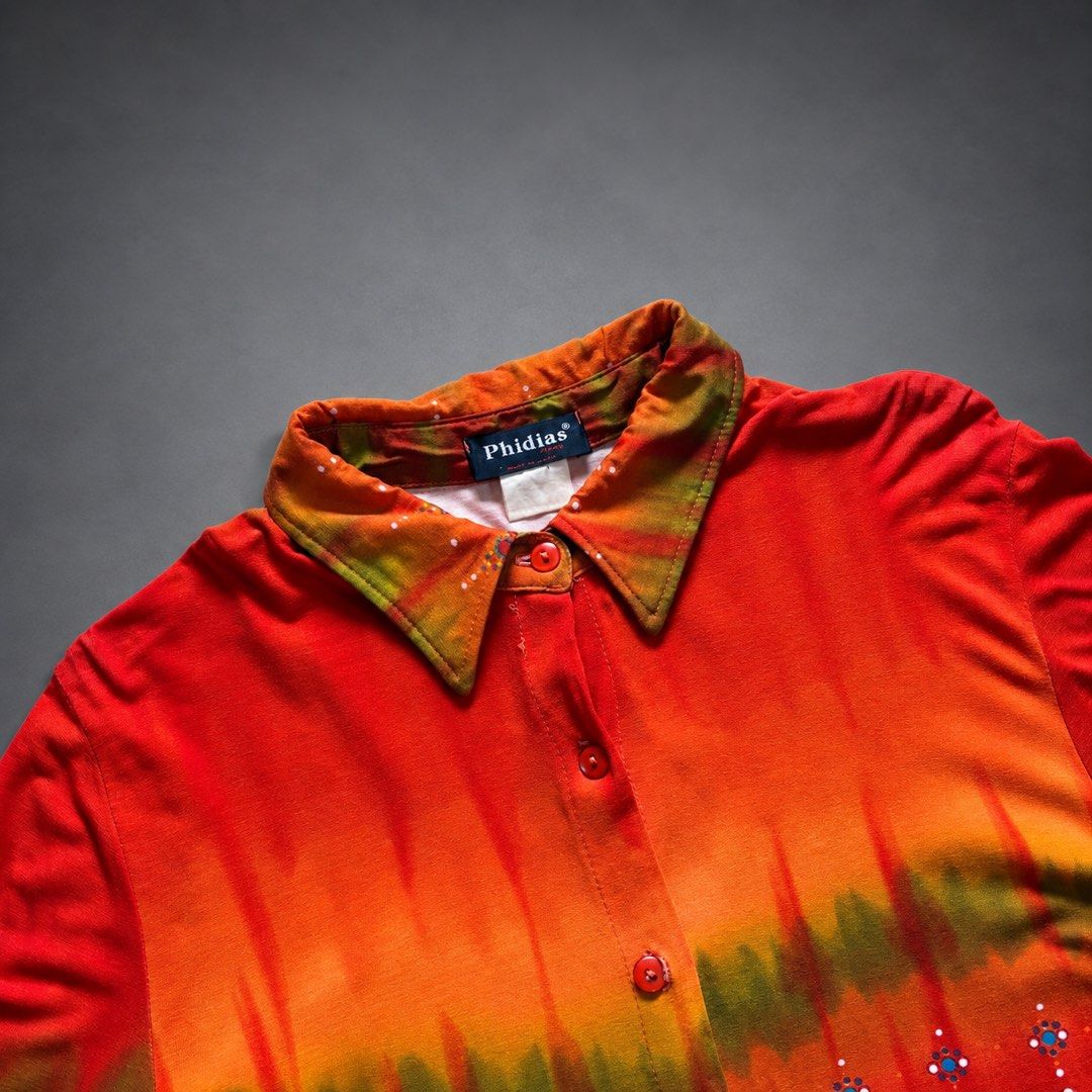 PHIDIAS PARIS POLO (WOMEN) (Category: Others Tops) located in Taguig. Submitted by clarrk95 (Listing ID 1464398249, Image 3). Description: Phidias Paris Polo (Women) Size: no size tag Length: 25inches Width: 18inches PRICE: ₱500 ONLY! ✅ very good condition ✅ add shipping fee ✅ ignoring LP inquiry Shipping: Lalamove | J&T | LBC Location: Taguig📍 Payment: Gcash | Bank | Cash FB: THRFT IG: thrft_25 DM for more detailed pics.📩.