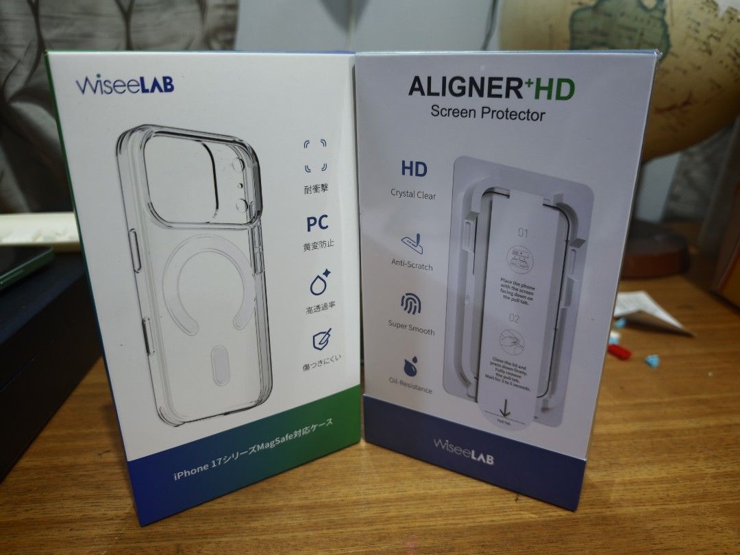 Phone case and tempered glass (Category: Cases & Sleeves) located in Manila. Submitted by liamsureplus.1995 (Listing ID 1464483478, Image 1). Description: iPhone 17 Case and tempered glass brand new sealed murang mura.