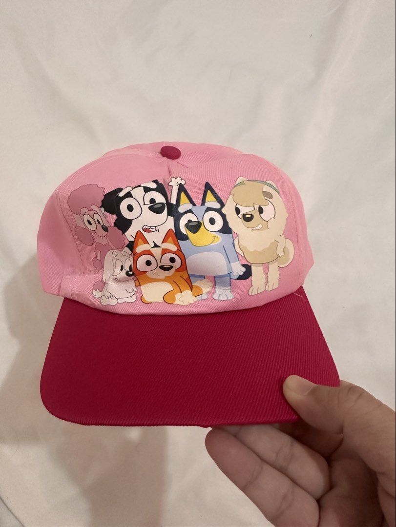 Pink Bluey Cap for Toddler (Category: Babies & Kids Fashion) located in Valenzuela. Submitted by shopbychacha (Listing ID 1464433167, Image 1). Description: Pink Bluey Cap for Toddler.