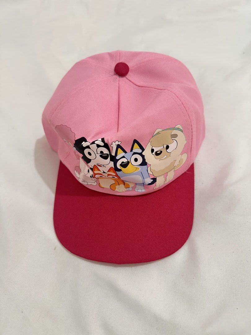 Pink Bluey Cap for Toddler (Category: Babies & Kids Fashion) located in Valenzuela. Submitted by shopbychacha (Listing ID 1464433167, Image 2). Description: Pink Bluey Cap for Toddler.