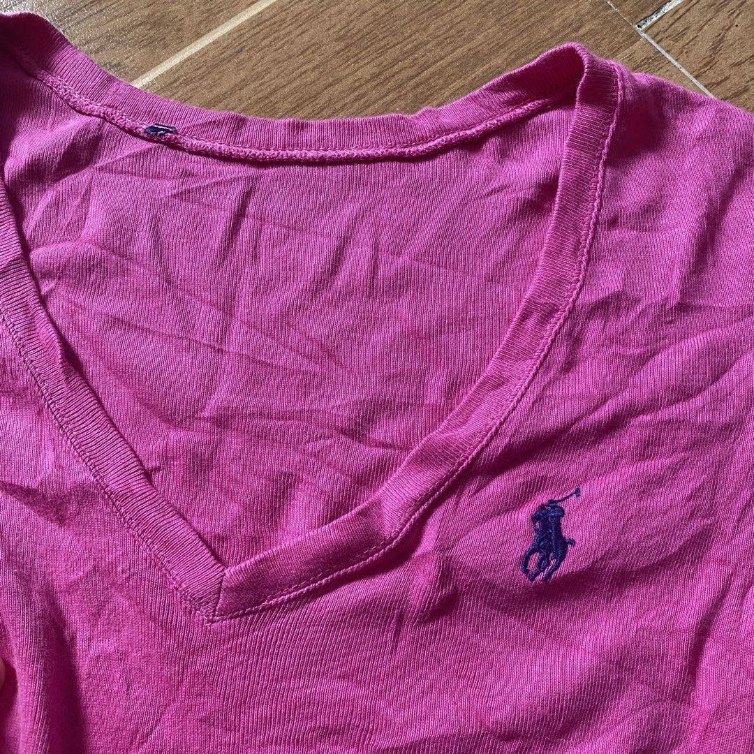 Pink Rl women top (Category: Shirts) located in Paete. Submitted by fat.archives (Listing ID 1464394900, Image 2). Description: Dimes Bust 15 Length 25 Cut tag +sf.