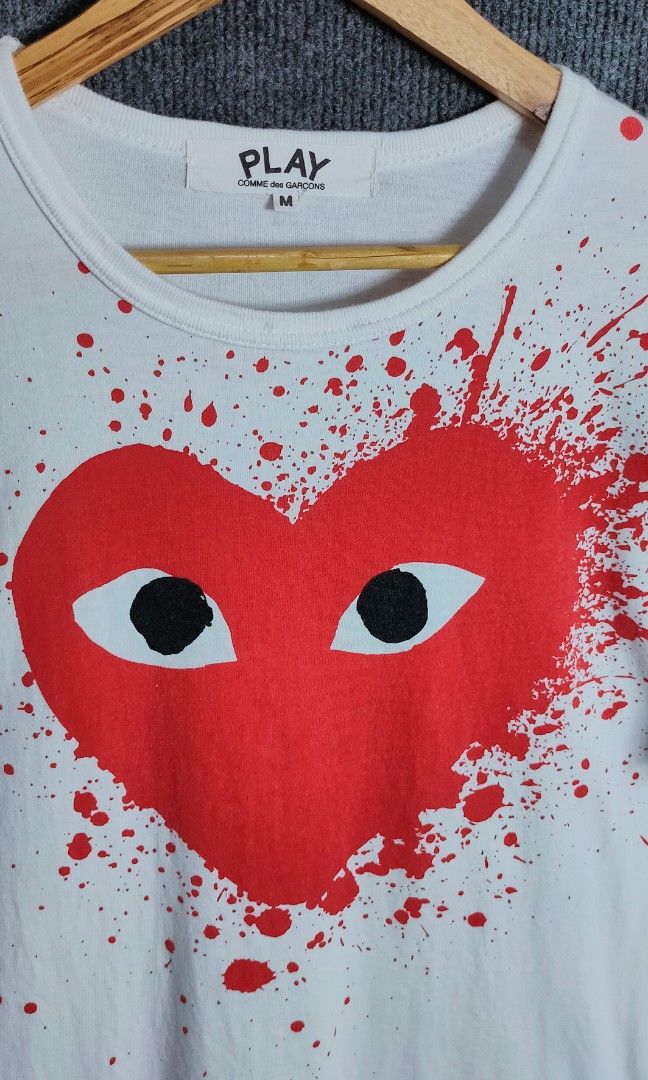 Play Comme des Garcons (Category: Tshirts & Polo Shirts ) located in Bolinao. Submitted by tokiya. (Listing ID 1464397524, Image 2). Description: Play Comme des Garcons Size Medium 20x27.