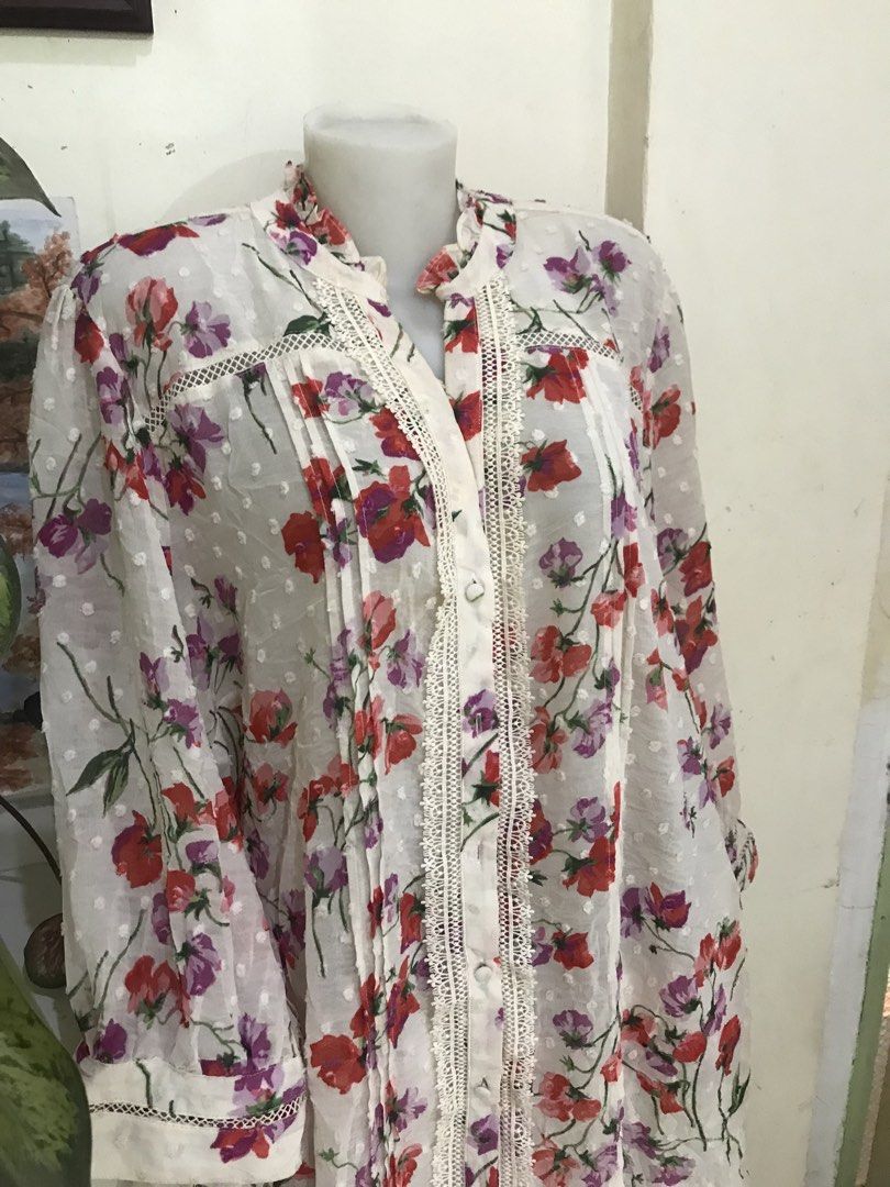 Plus Size Floral Blouse XXL (Category: Blouses) located in Davao. Submitted by joannen78 (Listing ID 1464394874, Image 2). Description: .