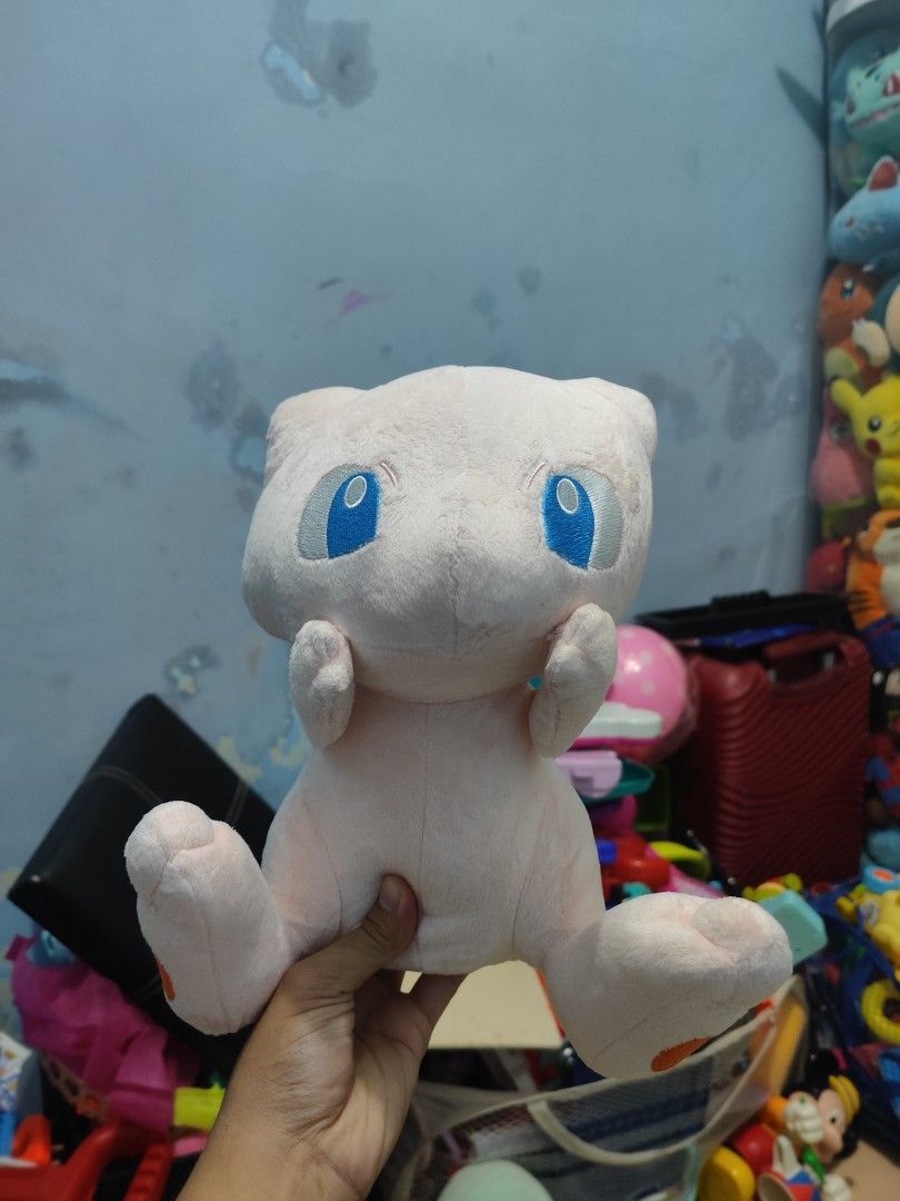 Pokemon Mew Plush Toy (Category: Plushies & Soft Toys) located in Iligan City. Submitted by sneakymagician (Listing ID 1464432581, Image 1). Description: - Adorable Mew plush toy - Super soft and cuddly - Ideal for Pokemon enthusiasts - Perfect for decorating or playing with - [Insert size if known, otherwise omit].