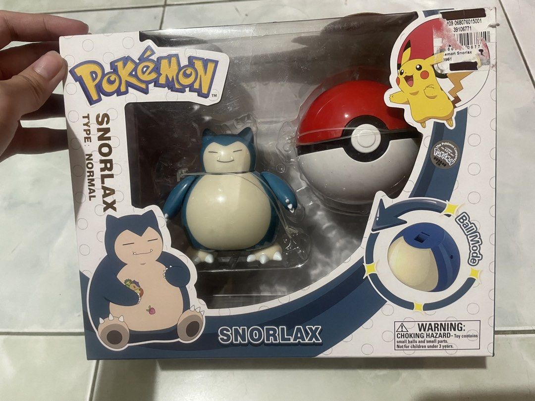 POKEMON SNORLAX (Category: Designer & Blind Box Toys) located in Quezon City. Submitted by bookstudio.mnl (Listing ID 1464360157, Image 2). Description: Never been used..