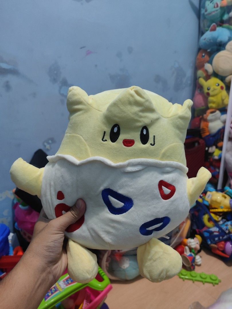 Pokemon Togepi Plush Toy (Category: Plushies & Soft Toys) located in Iligan City. Submitted by sneakymagician (Listing ID 1464431603, Image 1). Description: - Adorable Togepi plush toy - Soft and cuddly material - Ideal for any Pokemon fan - Great for both display and play -Claw Machine plush.