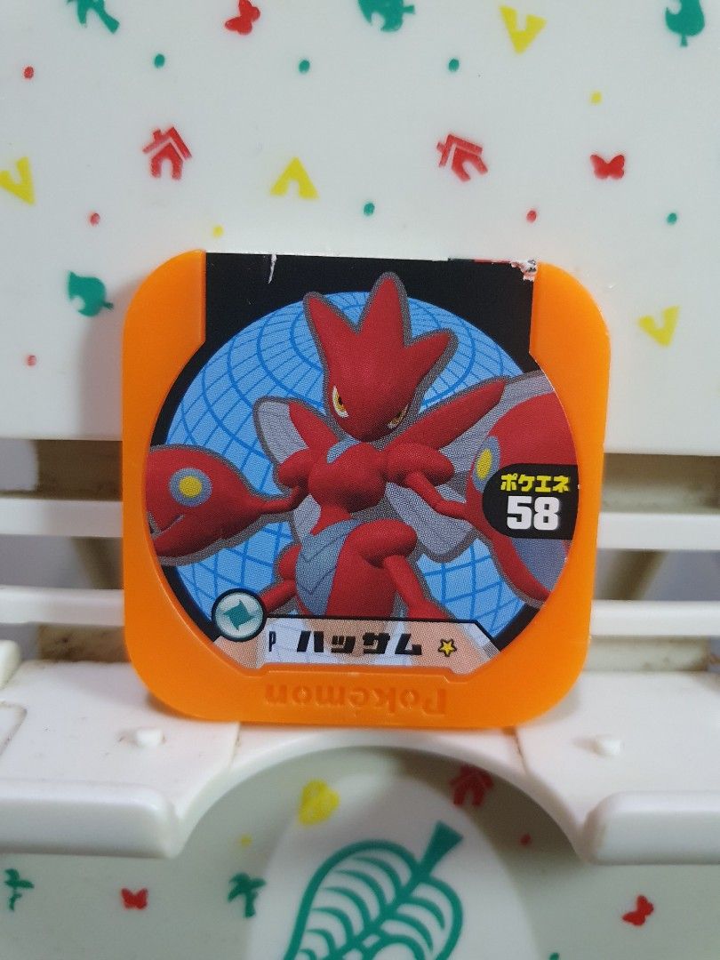 Pokemon Tretta promo Chip Scizor (Category: Character Goods) located in Quezon City. Submitted by collectionneursonline88 (Listing ID 1464364023, Image 1). Description: for collection only .Japan version not usable in Philippines arcade machines 🔄 Meetups Balintawak Camachile 7/11 Quezon City 🛵 Shipping : - Lalamove ( except Provincial) - Flash Express - GogoExpress - LBC 📥 Payment : cash on meetups Gcash.