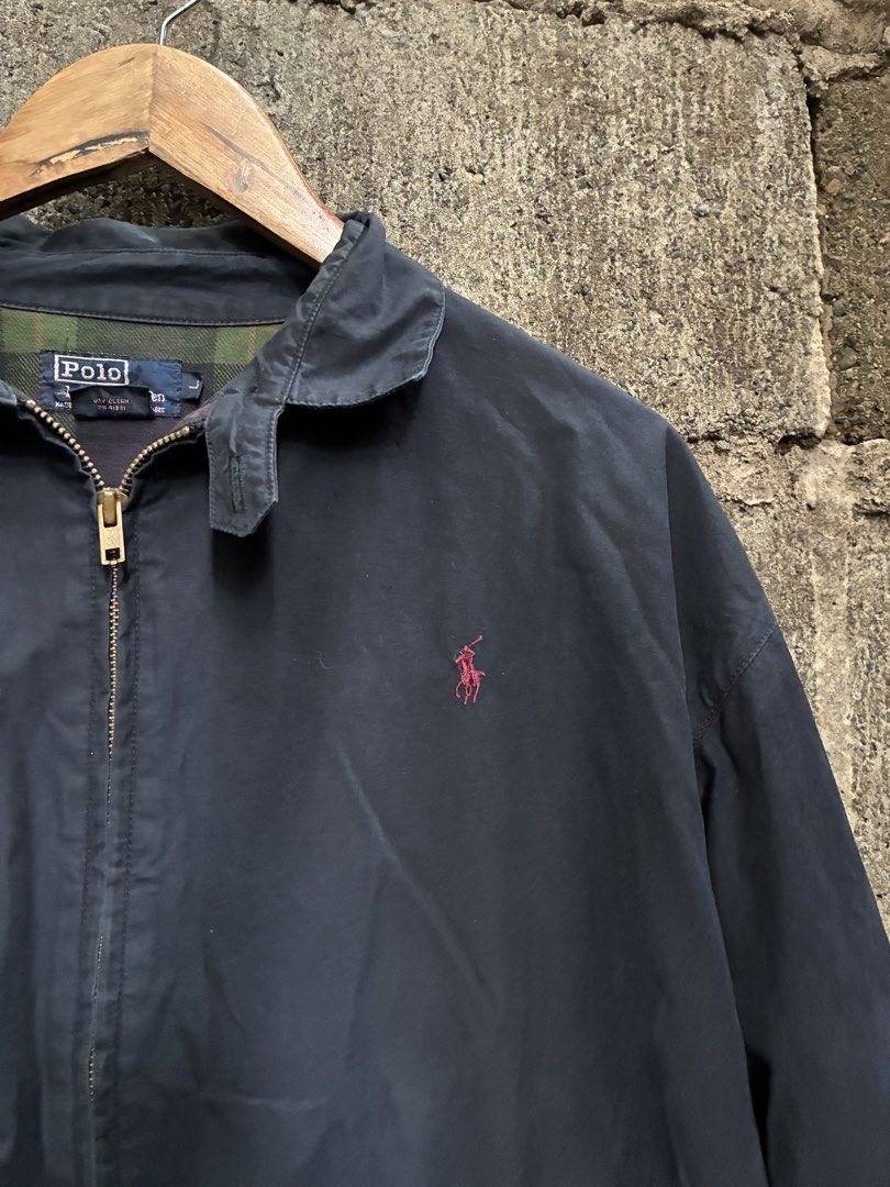 Polo Ralph Lauren Jacket Navy Blue (Category: Coats, Jackets and Outerwear) located in Manila. Submitted by assortedgoodsv3 (Listing ID 1464461264, Image 2). Description: - Classic Polo Ralph Lauren jacket - Navy blue color - Lined with iconic plaid pattern - Full zip closure for easy wear - Elasticated cuffs and hem for a comfortable fit - Ideal for casual outings and layering.