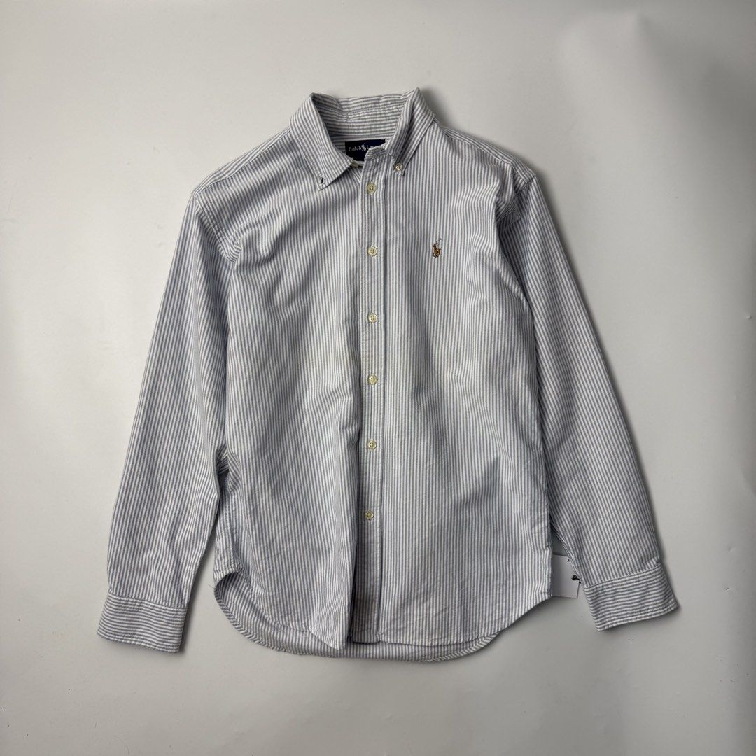 Polo Ralph Lauren Oxford (Category: Formal Shirts) located in Quezon City. Submitted by beastmnl (Listing ID 1464462787, Image 1). Description: Dimension 20 width 26-27 length Size 14 150/80 .
