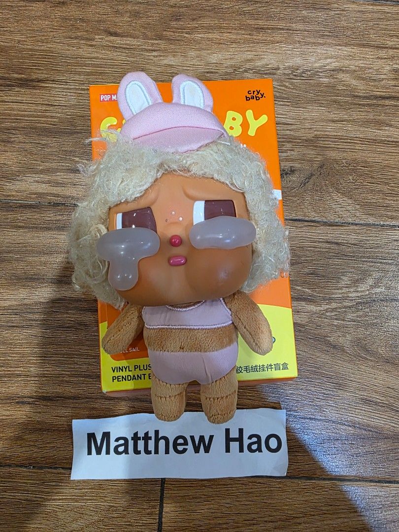Popmart crybaby vacation mode (Category: Plushies & Soft Toys) located in Manila. Submitted by machoxmatt (Listing ID 1464463428, Image 2). Description: used condition: 9/10 mop:bdo/gcash shipping at buyer's expense.