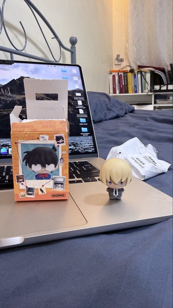 [POPMART] Detective Conan Chibi Figurines Set (Category: Figurines & Statues) located in Davao. Submitted by furuya_tsuyoshi (Listing ID 1464468165, Image 2). Description: - Set of 3 Detective Conan chibi figurines - Includes Conan, Rei Furuya and Gin - Comes with original packaging - Ideal for fans of the Detective Conan series CONAN - 20 pesos Rei Furuya- 200 pesos Gin - 200 pesos Take all - 500 + sf.