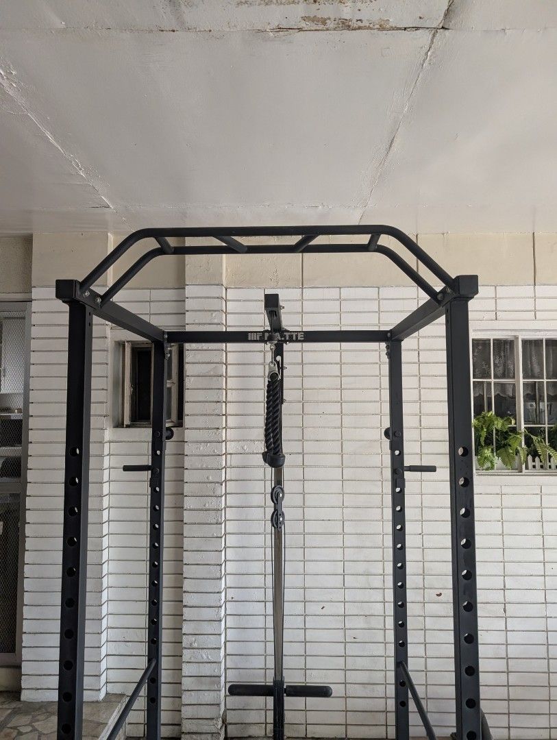 Power Cage Home Gym (Category: Other Sports Equipment and Supplies) located in Marikina City. Submitted by mrtncdrc (Listing ID 1464373900, Image 3). Description: It is currently assembled so please bring someone who can disassemble it upon pickup if needed. Minor surface rust that can easily be removed.
