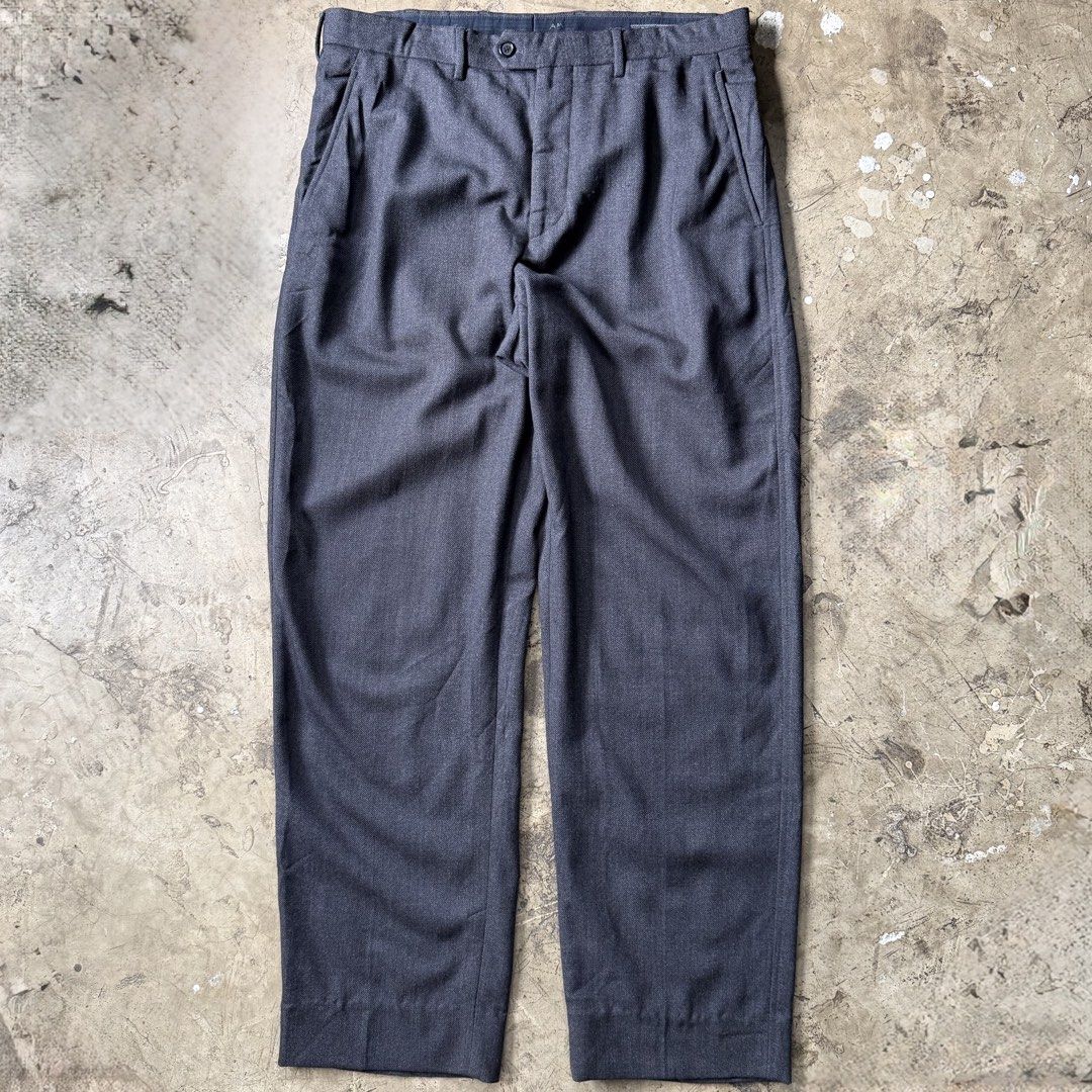 Prada - Archive Wool Trouser (Category: Trousers) located in Cavite. Submitted by 4118.ph (Listing ID 1464386709, Image 1). Description: Size 50 on tag fits 33-34 Excellent condition Waist 17” Length 41.5” Inseam 31.5” Leg opening 8.7”.