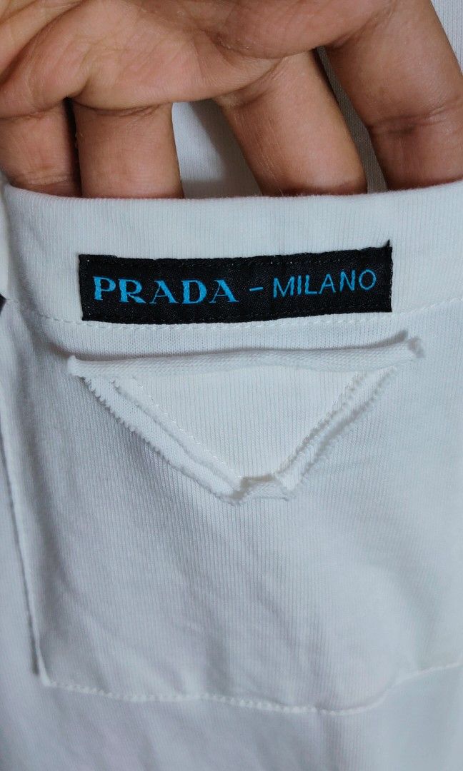 Prada (Brand new) (Category: Shirts) located in Bolinao. Submitted by tokiya. (Listing ID 1464399637, Image 3). Description: Prada (Brand new) Size Medium 19x26.