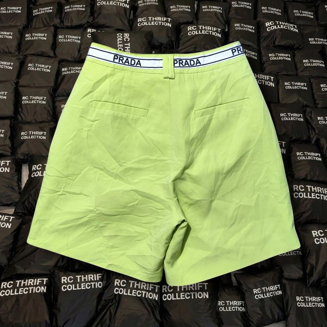 PRADA SHORTS WOMEN'S (Category: Shorts) located in Rizal. Submitted by rcthriftcollection (Listing ID 1464557172, Image 3). Description: PRADA SHORTS WOMEN'S Waist 26-27 inch Length 17 inch Best fit Small Excellent condition No issue DM📥📥📥 Location: MONTALBAN, RODRIGUEZ, RIZAL .