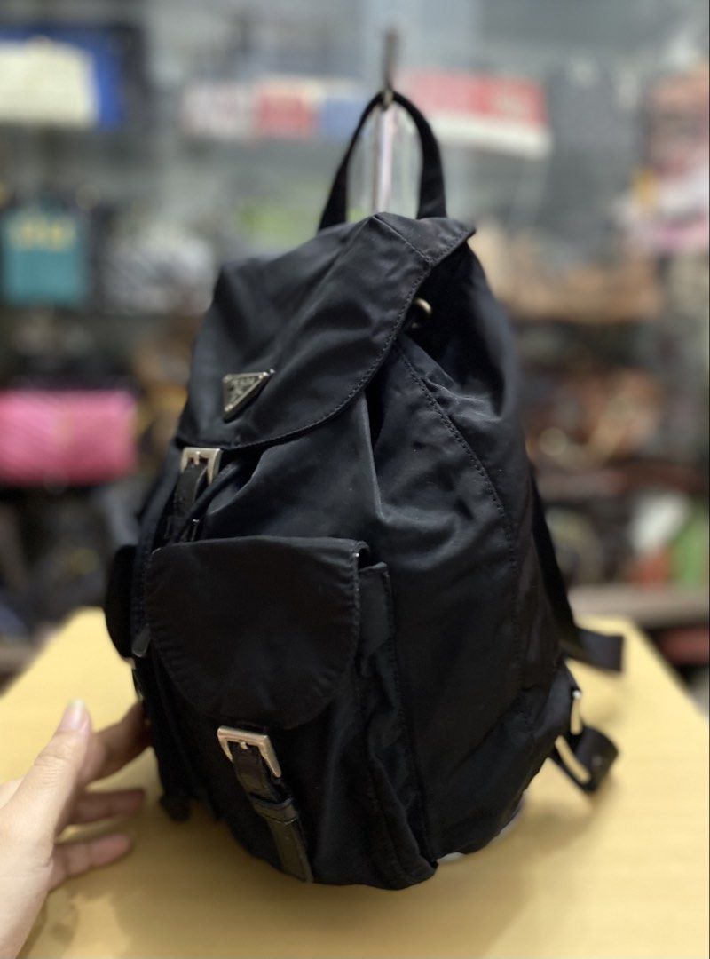 Vintage PRADA small backpack (Category: Luxury Bags & Wallets) located in San Mateo. Submitted by kluxuryy (Listing ID 1464538774, Image 2). Description: OFFER YOUR PRICE NEGOTIABLE.