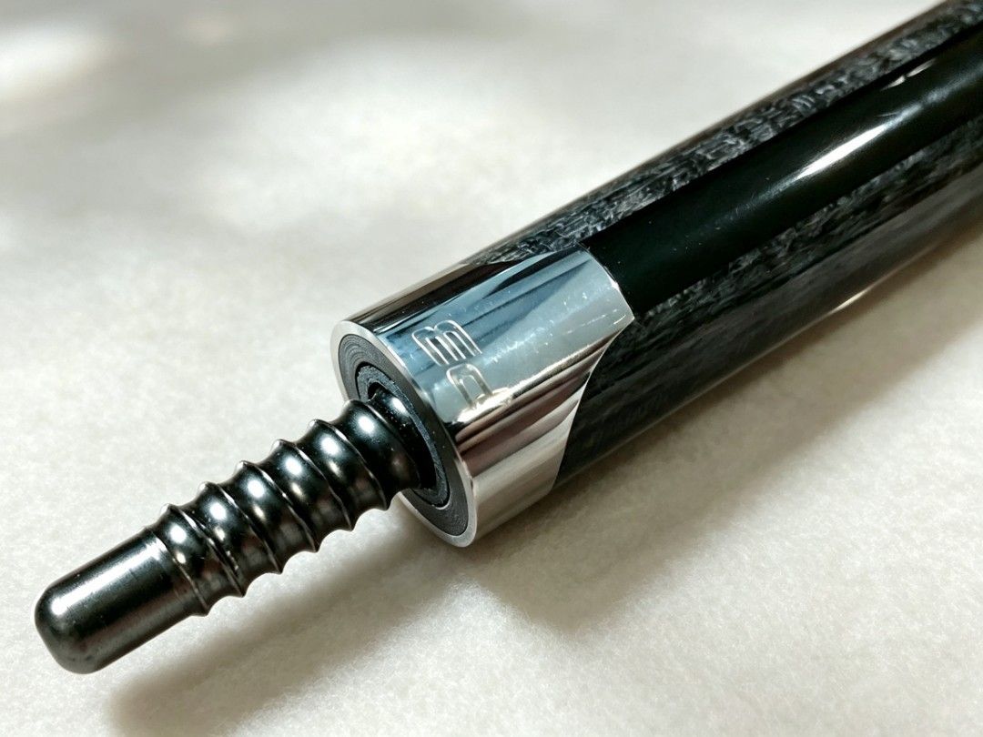 Predator P3 Black Tie Limited Edition (Category: Billiards and Bowling) located in Pasig City. Submitted by raffyazada (Listing ID 1464565917, Image 3). Description: FOR SALE: (Once Used), very immaculate condition PREDATOR P3 BLACK TIE LIMITED EDITION (P3GRW) Price: P70,000 (firm), cash basis only - No.# 96 of 300 - Curly Maple Charcoal, 30-piece construction. Leather Luxe Wrap - Pristine Condition: 9.9 / 10 - Converted to black RADIAL pin by re