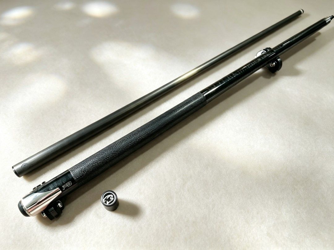 Predator P3 Black Tie Limited Edition (Category: Billiards and Bowling) located in Pasig City. Submitted by raffyazada (Listing ID 1464565917, Image 2). Description: FOR SALE: (Once Used), very immaculate condition PREDATOR P3 BLACK TIE LIMITED EDITION (P3GRW) Price: P70,000 (firm), cash basis only - No.# 96 of 300 - Curly Maple Charcoal, 30-piece construction. Leather Luxe Wrap - Pristine Condition: 9.9 / 10 - Converted to black RADIAL pin by re