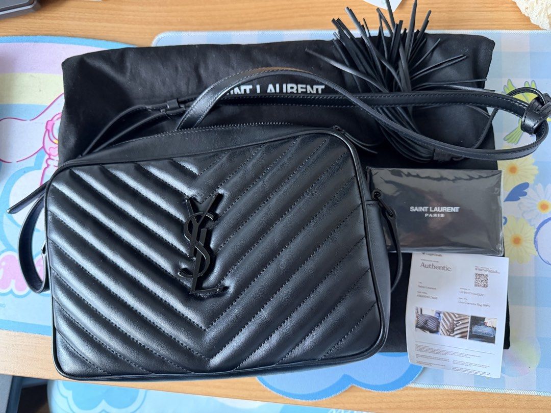 RUSH! Preloved Authentic Black YSL Lou Camera Bag (Category: Luxury Bags & Wallets) located in Davao. Submitted by anglory (Listing ID 1464473474, Image 2). Description: Letting go of my YSL Lou Camera Bag in Black Quilted Leather with black hardware. Negotiable but please, no lowballing. Please respect the price itself, ok po mag ask for last price, wag lang po sana tumawad ng sobra, mahiya po tayo. Thank you! ☺️🫶🏻 Such a beautiful, timeless e