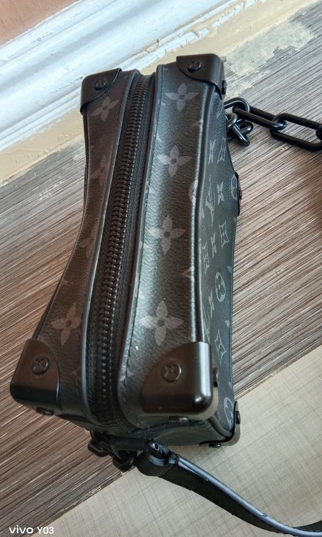 Preloved Louis Vuitton bag with made and serial (Category: Cross-body Bags) located in Cabuyao City. Submitted by selections888 (Listing ID 1464396399, Image 3). Description: preloved from Japan supplier small size with made and code/serial Louis vuitton zip expect signs of use as preloved still in good condition for daily use very elegant and unique design.