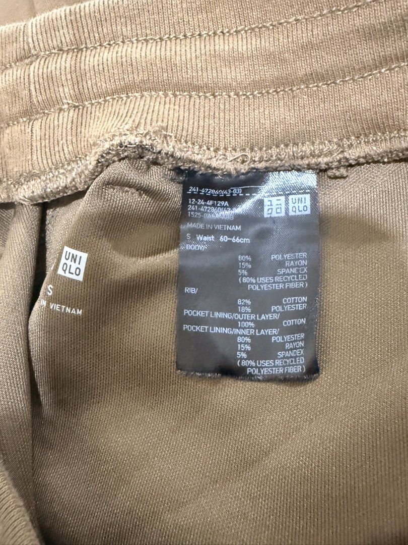 PRE-LOVED PANTS (Category: Joggers) located in Pasig City. Submitted by auresue22 (Listing ID 1464460153, Image 2). Description: FREE SHIPPING‼️ (if you buy two or more, ONLY IN NCR via lalamove/j&t) All is Uniqlo’s pants Brown dry sweat pant (small) - 510 Kaws x Andy Warhol sweat pants (medium) - 690 Beige dry sweat pants (medium) - 440 Easy cargo pants (medium) - 480 .