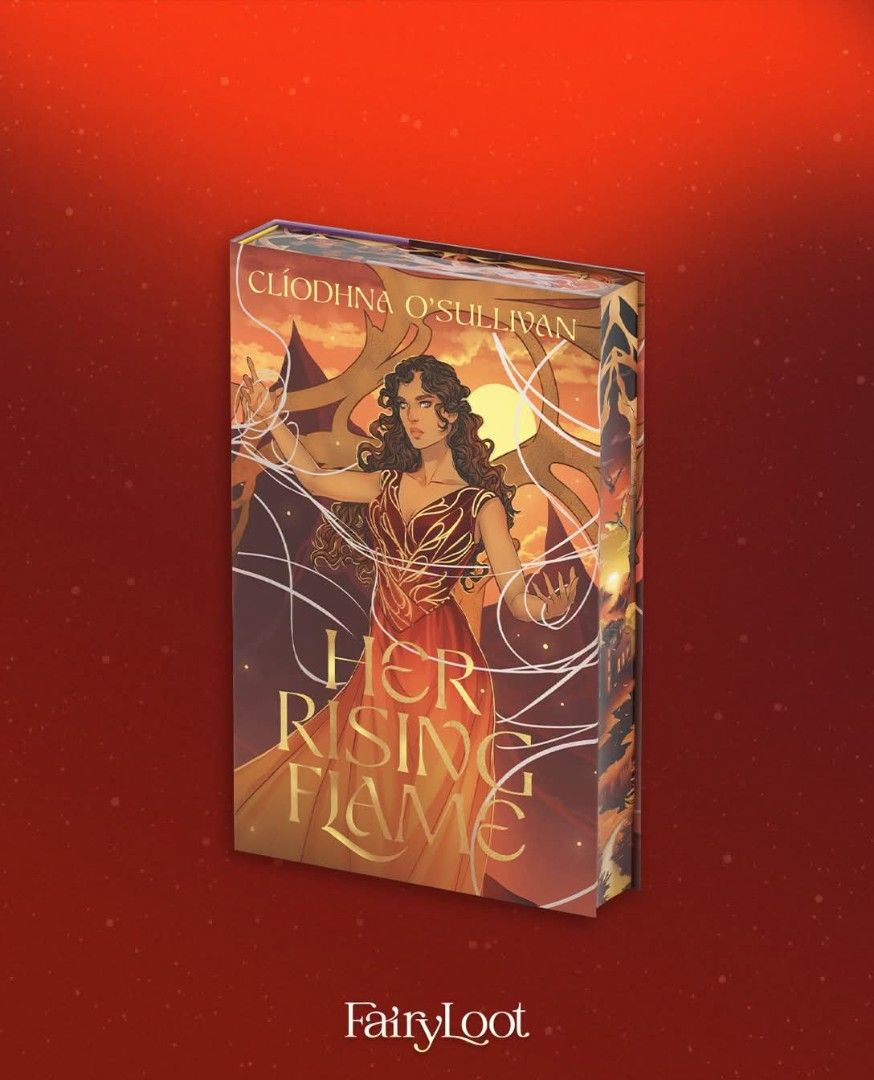 [Preorder] Her Rising Flame Fairyloot (Category: Storybooks) located in Mandaluyong City. Submitted by marilovesbooks (Listing ID 1464397774, Image 1). Description: via sea cargo. dop dec 15 payo only. mop maya gotyme maribank bank mod j&t ggx sdd cod/cop lbc.