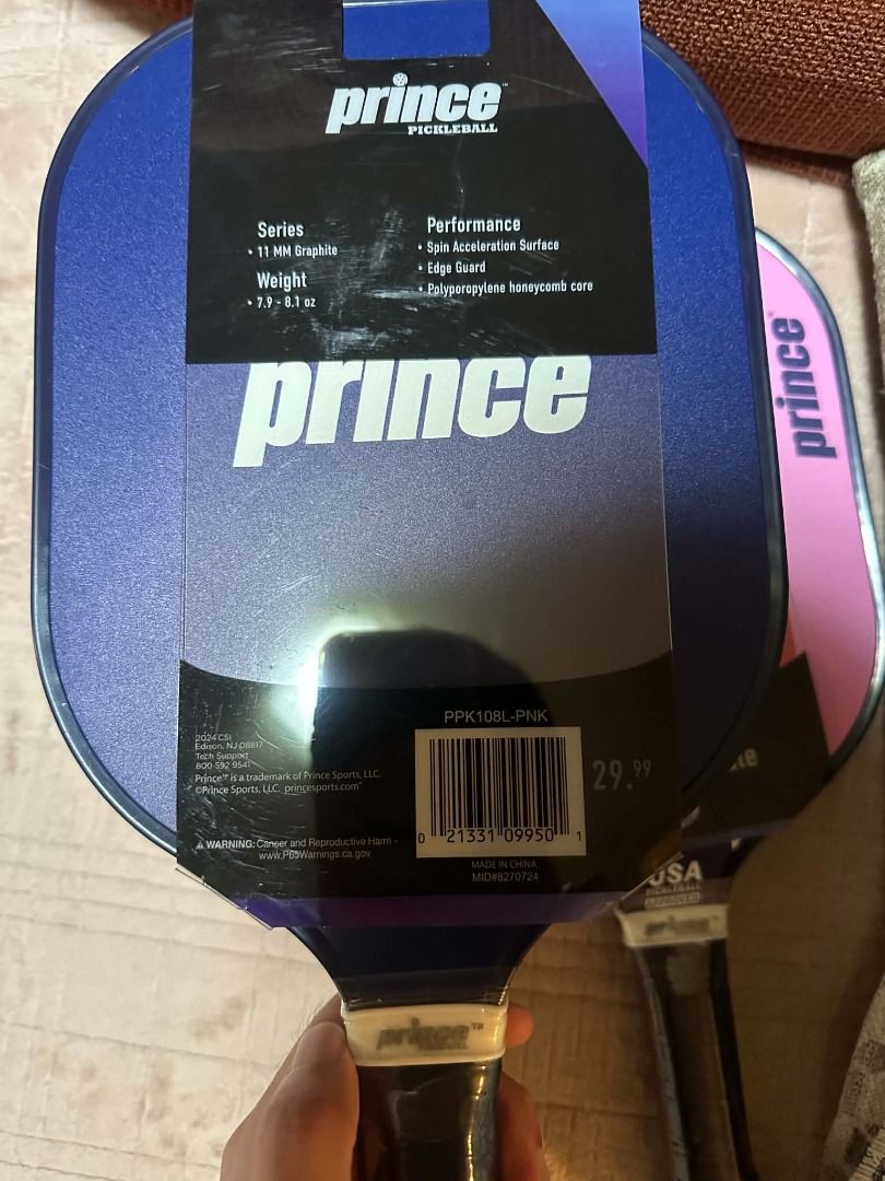 Prince Pickleball Paddle (Category: Racket and Ball Sports) located in Manila. Submitted by ty_imported_goods (Listing ID 1464378627, Image 2). Description: Brand New No issues Bought Abroad USA Original Sold separately.