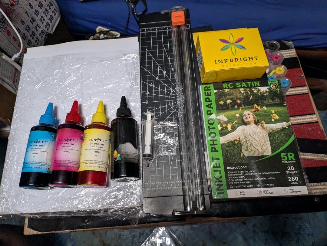 Printer (Category: Printers, Scanners & Copiers) located in Rizal. Submitted by l4rcy (Listing ID 1464500813, Image 3). Description: 🖨️ FOR SALE — CANON PIXMA MG3070s PRINTER ₱5,000 FIXED PRICE 🚨NO ISSUE🚨 📦 INCLUSIONS: • Brand-new Black & Color Cartridges — naka-install na • 1 extra brand-new InkBright Black Cartridge • 100ml ink per color • FREE 1 set of extra ink • CISS (Continuous Ink Supply System) • Paper cutter/trimmer • Photo paper • S