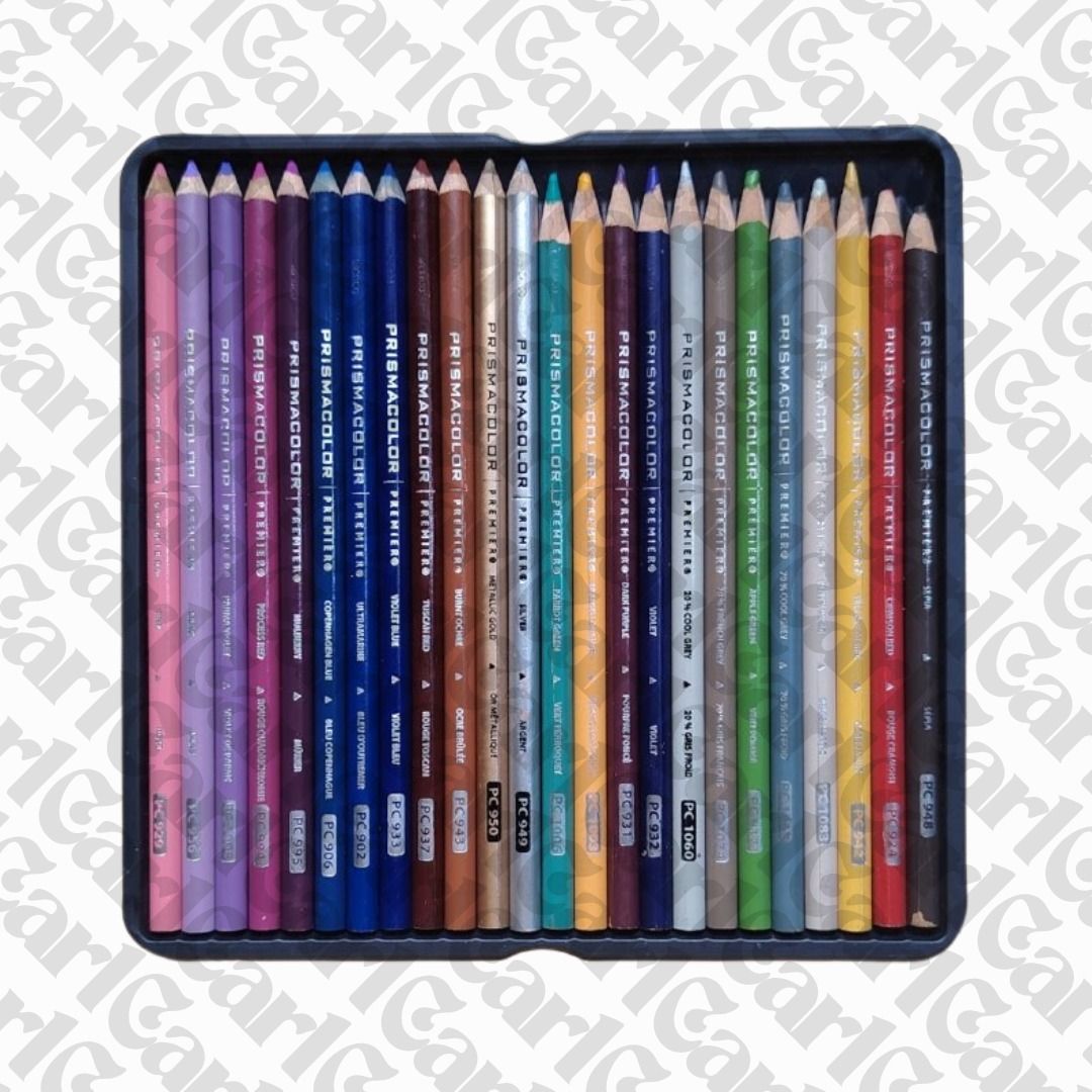 Prismacolor Premier 72 Colored Pencils (Category: Stationery & School Supplies) located in San Mateo. Submitted by carl_240 (Listing ID 1416937610, Image 3). Description: Prismacolor Premier colored pencils set with 72 pencils. The pencils are in a metal tin. The pencils are in various colors. Some pencils have been used, as seen by their shorter length. The tin shows some signs of usage. .