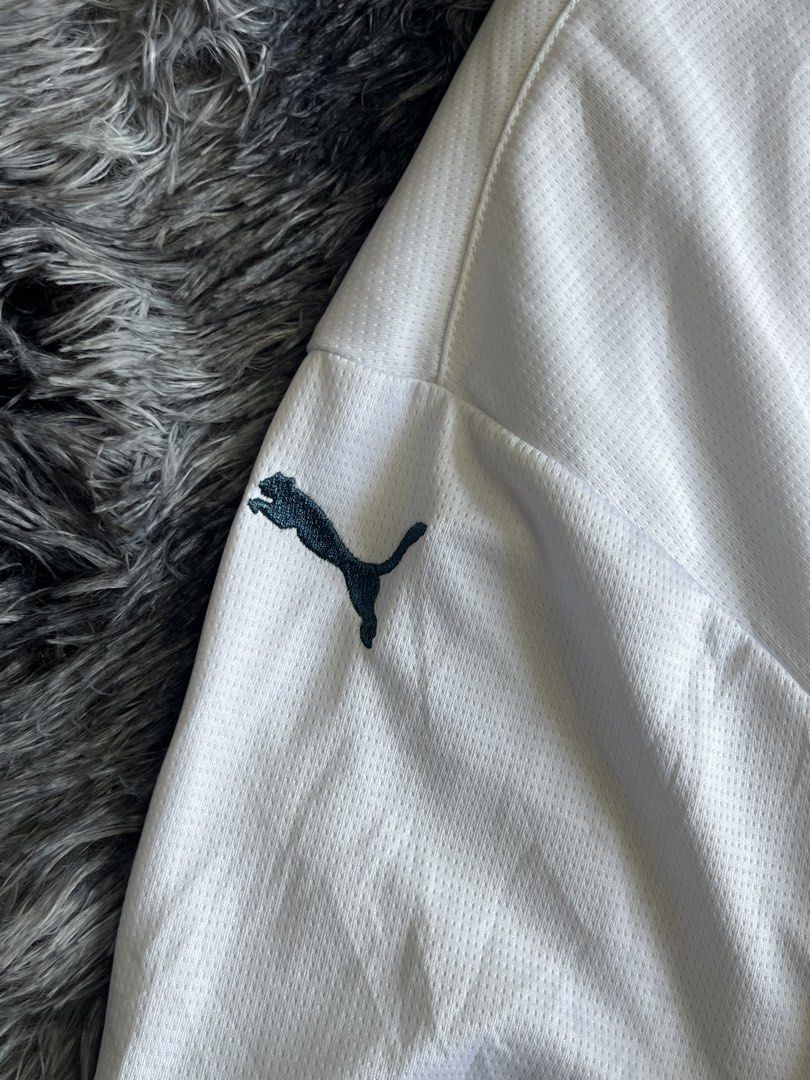 Puma Jersey (Category: Tshirts & Polo Shirts ) located in Manila. Submitted by cjcuevas_05 (Listing ID 1464565829, Image 3). Description: 📍Tanza Cavite Dimes: 22x27 Good condition light weight Gcash only can ship thru JnT/orange check out.