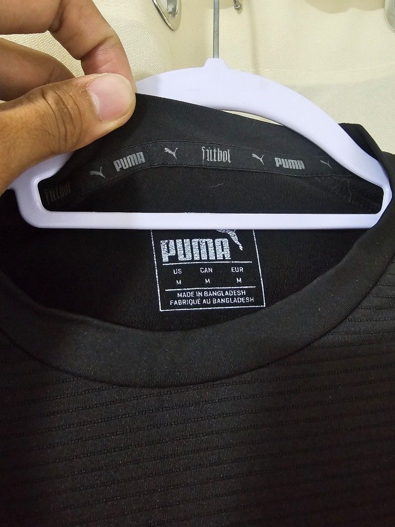 Puma Long Sleeve Athletic Shirt - Size M (Category: Longsleeves) located in Manila. Submitted by mumei. (Listing ID 1464431824, Image 2). Description: - Puma Long Sleeve Shirt - Available in Black and White - Size: Medium (M) - Made in Bangladesh - Ideal for workouts or casual wear - Message me if interested!.