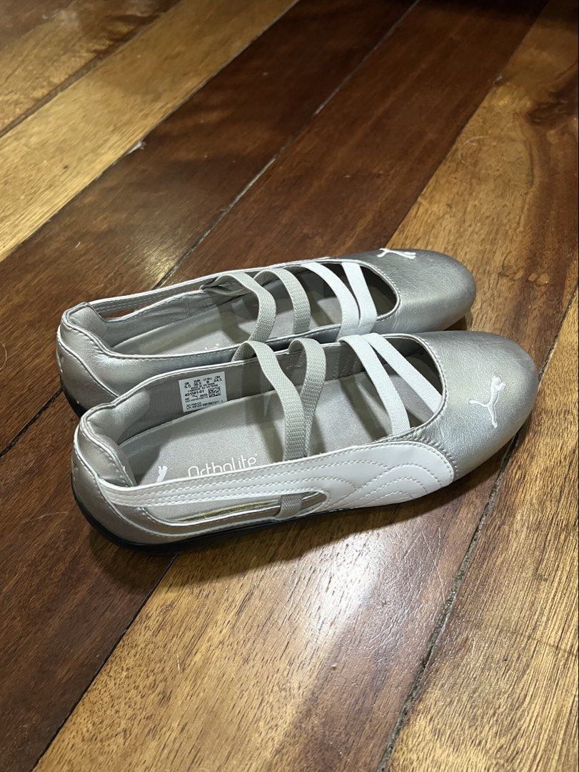 Puma Speedcat Ballet in Metallic (Category: Flats & Sandals) located in Paranaque City. Submitted by reese0906 (Listing ID 1464556564, Image 3). Description: Bought in Japan Good condition, Used once Original retails price: 5,200 No box Rfs: realized I need a bigger size.