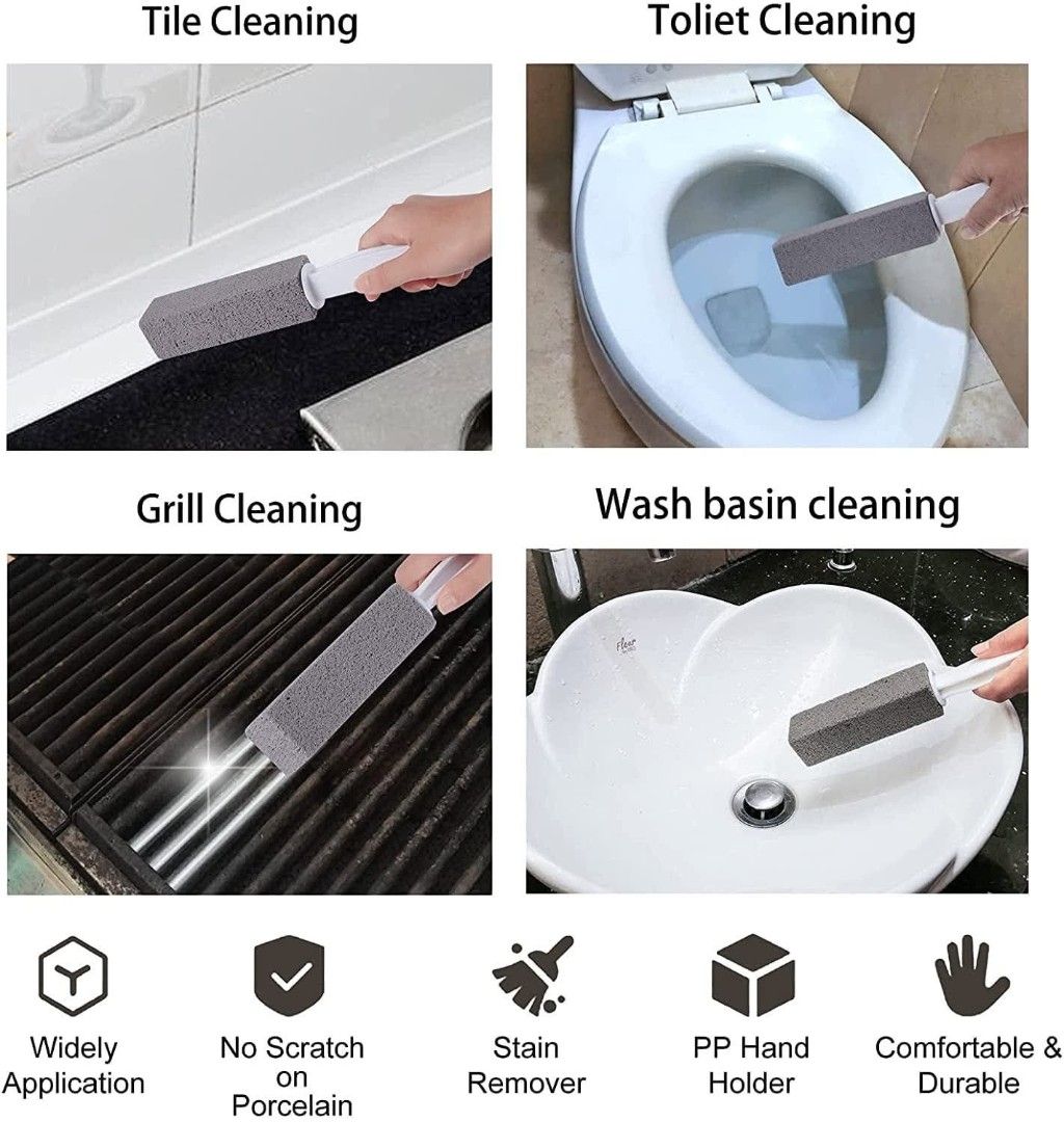 Pumice Cleaning Stone with Handle (Category: Home Improvement Tools & Accessories) located in Manila. Submitted by dolorchris69891 (Listing ID 1464402895, Image 2). Description: Pumice Cleaning Stone with Handle.