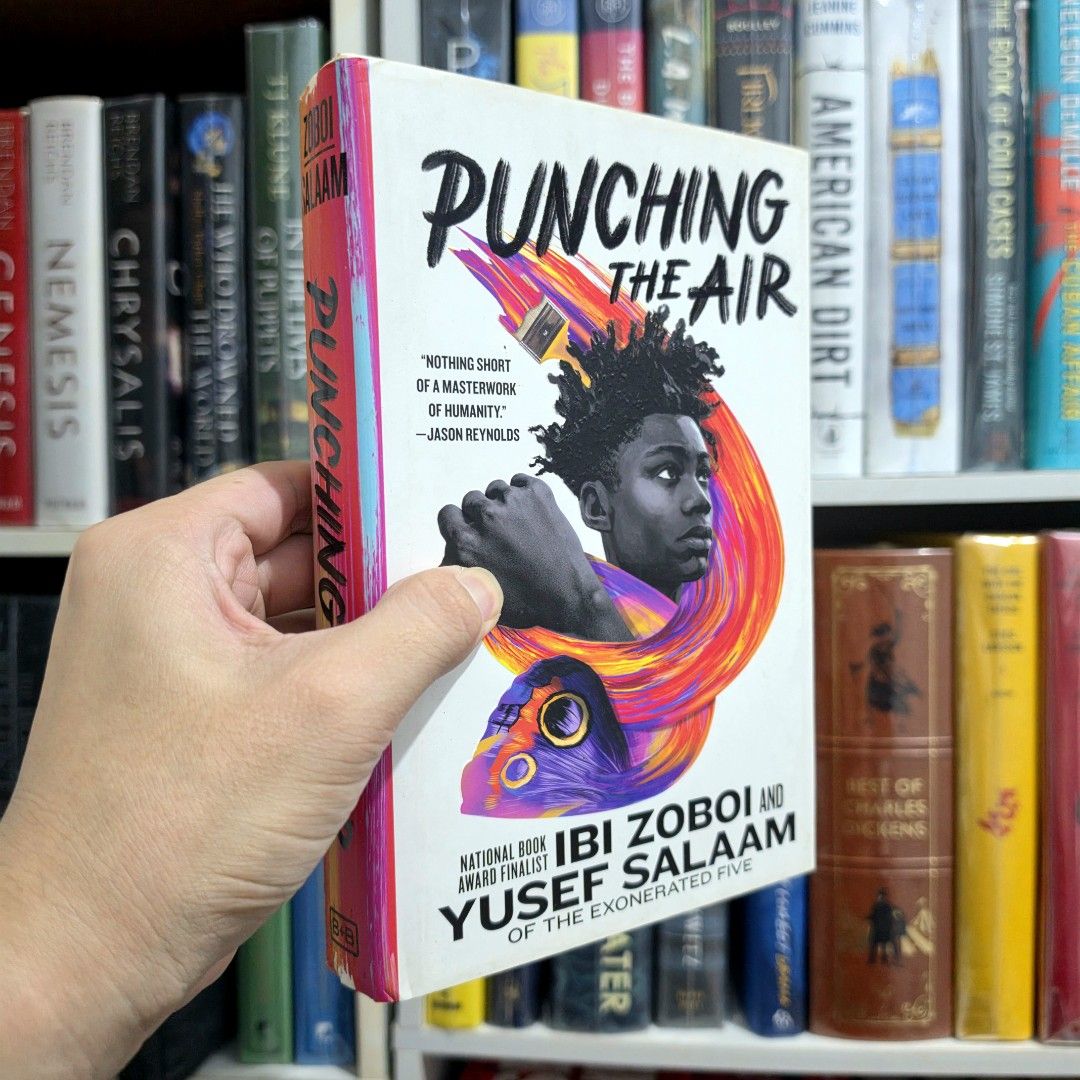 Punching the Air by Ibi Zoboi (Hardbound) (Category: Storybooks) located in Makati City. Submitted by vladcpa (Listing ID 1464407936, Image 1). Description: PLEASE READ CAREFULLY BEFORE BUYING ☺ 💵 MOP: B P I or Gc@sh 🚚 MOD: J&T or Lalam0ve / Grqb within Metro Manila 📕 With tanning ✔️ Payment first before same day delivery ✔️ No haggling, please (last price posted, discounted already) ‼️ ✔️ Swipe left for more photos—all sides of the product ar