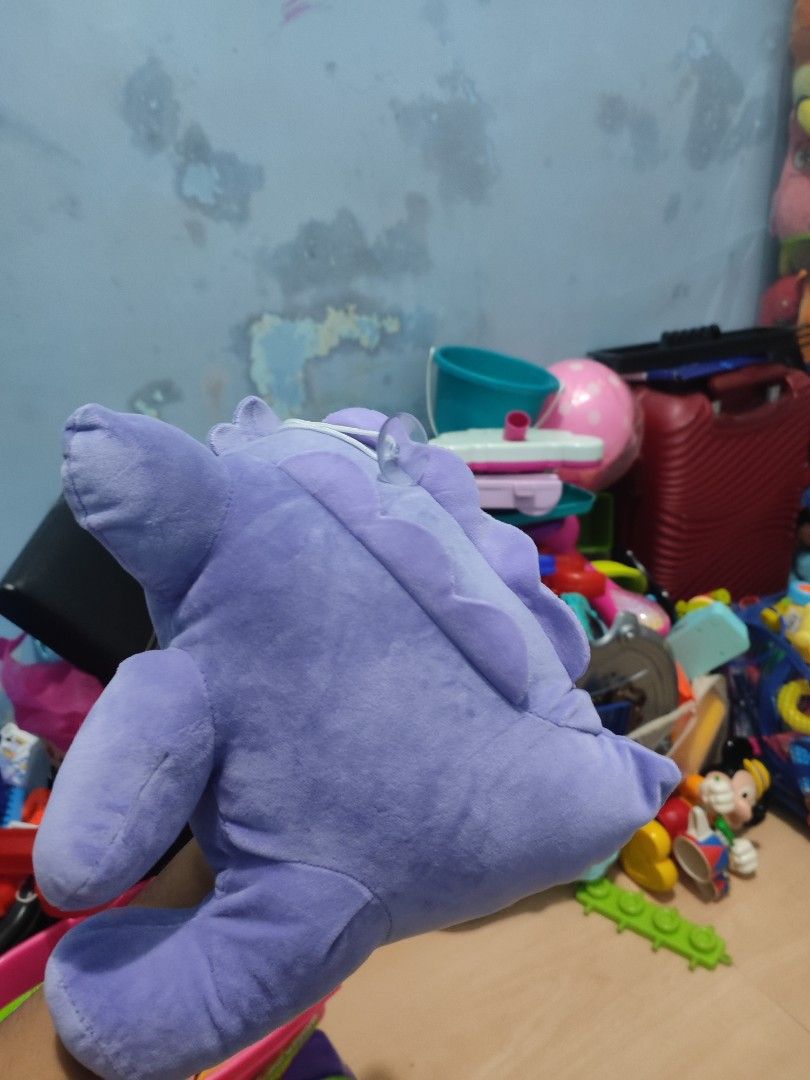 Purple Gengar Pokemon Plush Toy (Category: Plushies & Soft Toys) located in Iligan City. Submitted by sneakymagician (Listing ID 1464431403, Image 2). Description: - Adorable Gengar plush toy - Super soft and cuddly material - Ideal for any Pokemon fan - Perfect for display or playtime -claw Machine - Great size for hugging - Ready to find a new home.