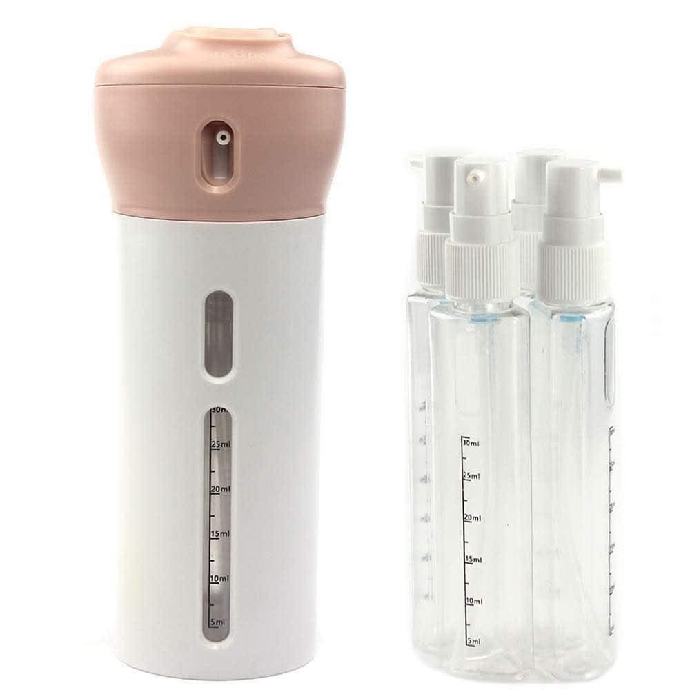 Q 4in1 travel bottle (Category: Travel Essentials & Accessories) located in Manila. Submitted by dolorchris69891 (Listing ID 1464358426, Image 2). Description: 4in1 travel bottle.