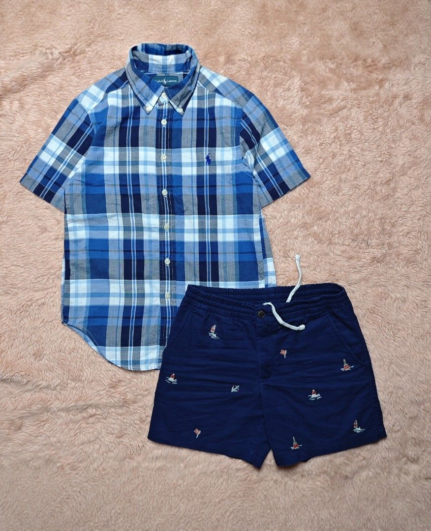 Ralph Lauren Kids Set (Category: Babies & Kids Fashion) located in Imus. Submitted by eykc01 (Listing ID 1464457165, Image 1). Description: Excellent to Like New 8-10yo Top measurements: Armpit to armpit: 15" Length: 22/23" Bottom: Waist: 23-24" Length: 12".